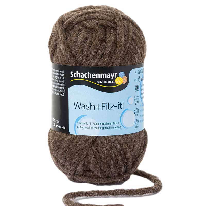Schachenmayr Wash+Filz-it! Farbe 33 grizzly