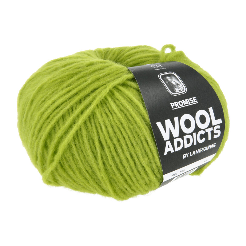 Lang Yarns Wooladdicts Promise Farbe 116 matcha