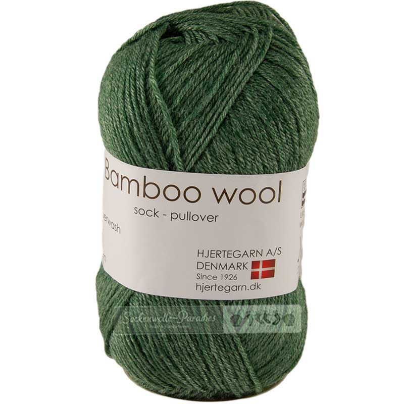 Hjertegarn Bamboo wool Farbe 6114 gruen