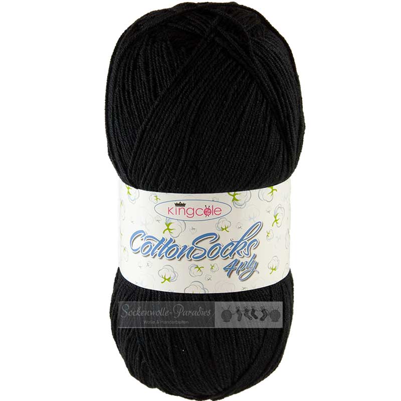 King Cole Cotton Socks - 4769 black