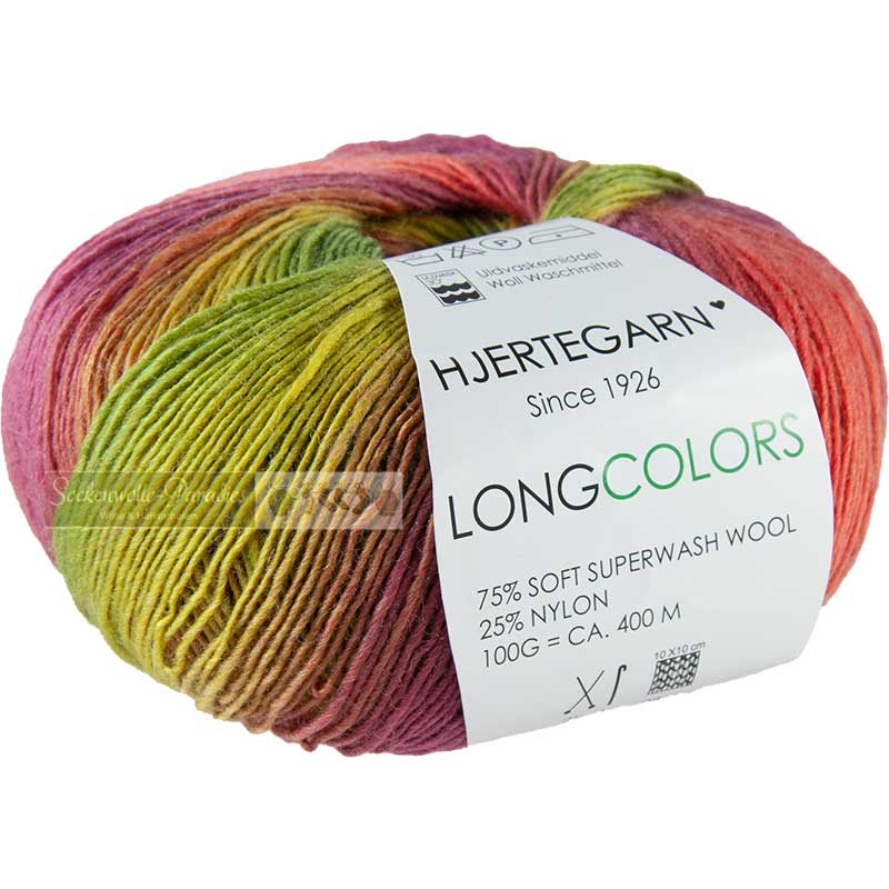 Hjertegarn Long Colors Farbe 606 frühling