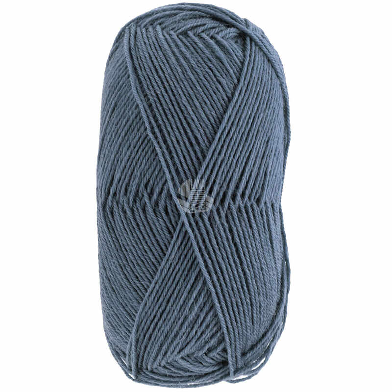 Lana Grossa Meilenweit 50 Uni Farbe 1415 Jeansblau