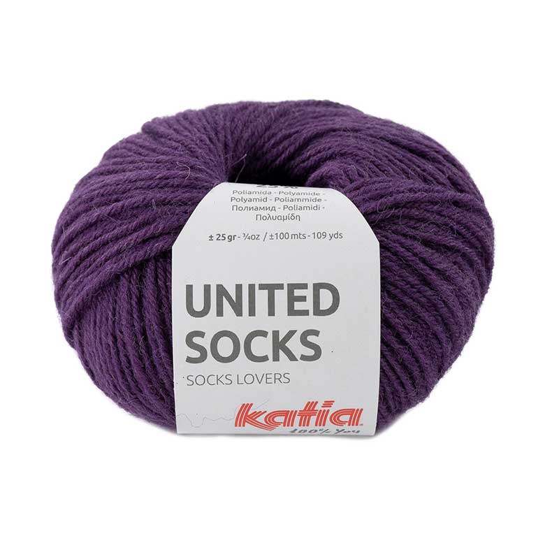 Katia United Socks Farbe 13 perlbrombeer