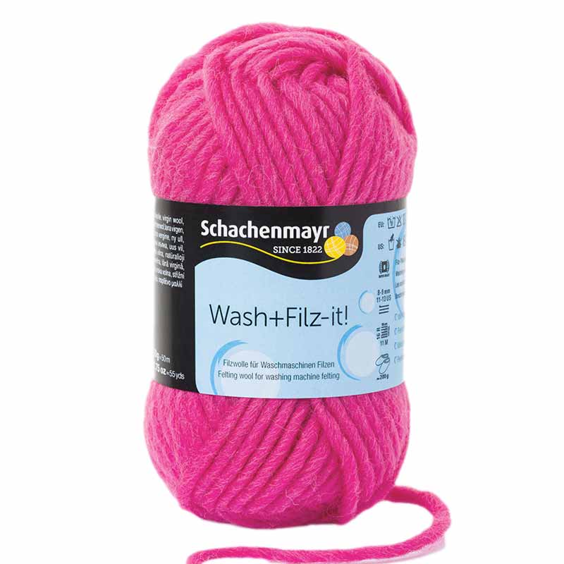 Schachenmayr Wash+Filz-it! Farbe 11 pink