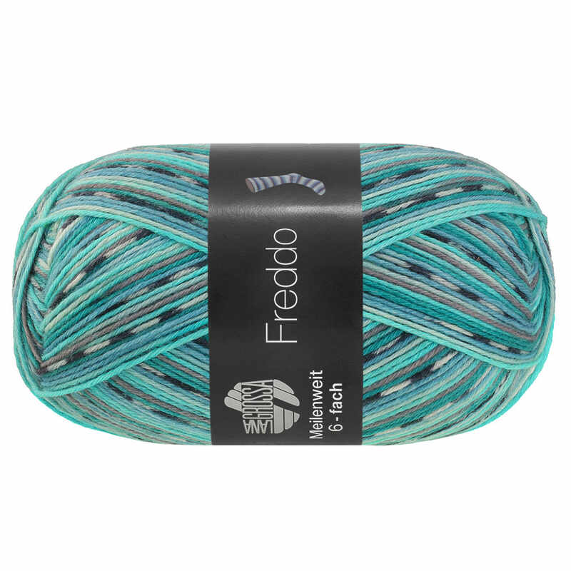 Lana Grossa Meilenweit 6-fach 150 Freddo Farbe 9739