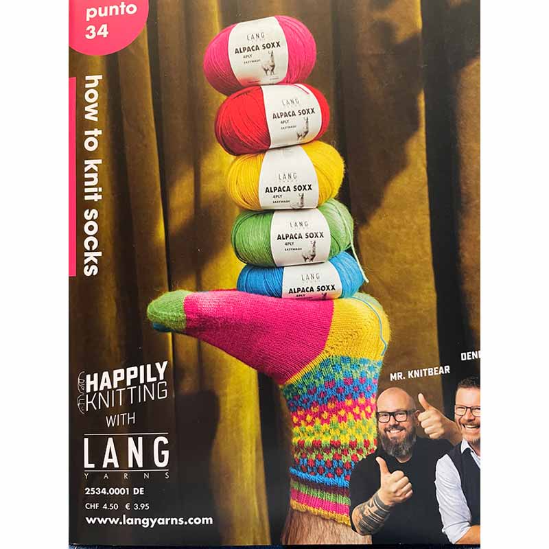 Lang Yarns Punto 34 How to knit Socks (deutsch)