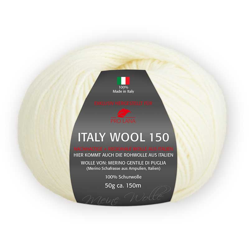 Pro Lana Italy Wool 150 Farbe 101 weiss