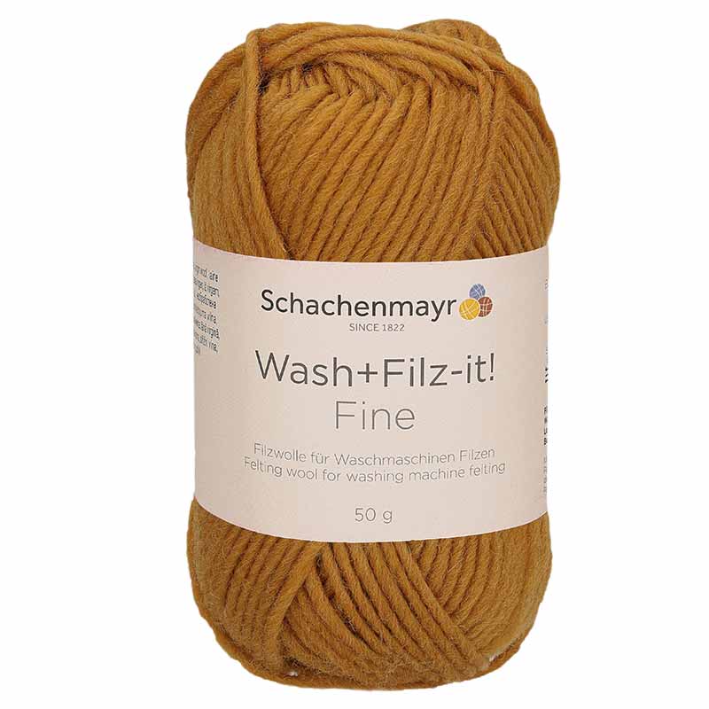 Schachenmayr Wash+Filz-it! Fine Farbe 147 gold