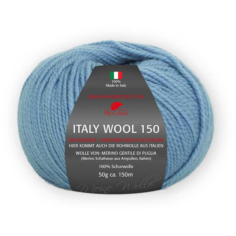 Pro Lana Italy Wool 150 Farbe 157 hellblau