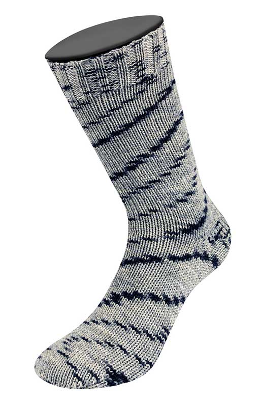 Lana Grossa Meilenweit 6-fach 150 Denim Mix Farbe 9731