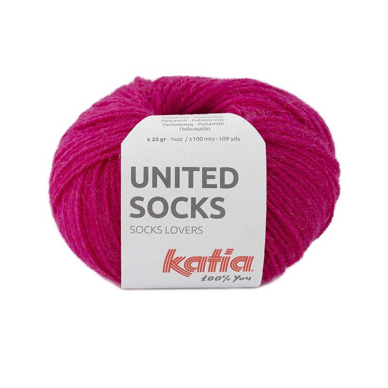 Katia United Socks Farbe 15 fuchsia
