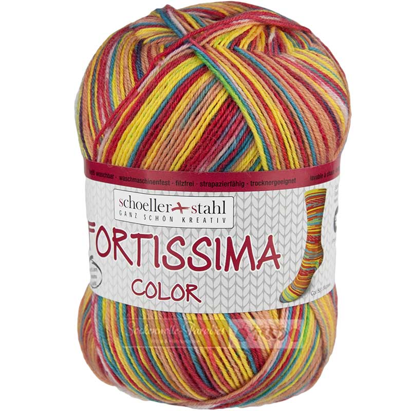 Schoeller Fortissima Südsee Color Farbe 551 papagei