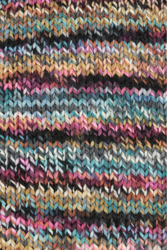 Lang Yarns Twiister Farbe 2 petrol-schwarz-pink