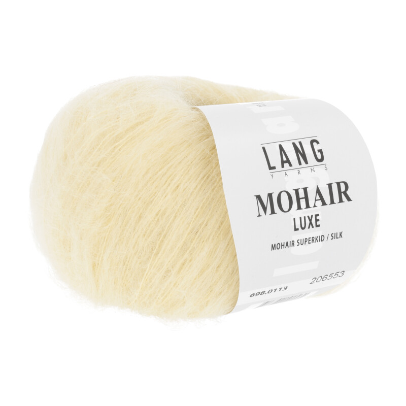Lang Yarns Mohair Luxe Farbe 113 hellgelb