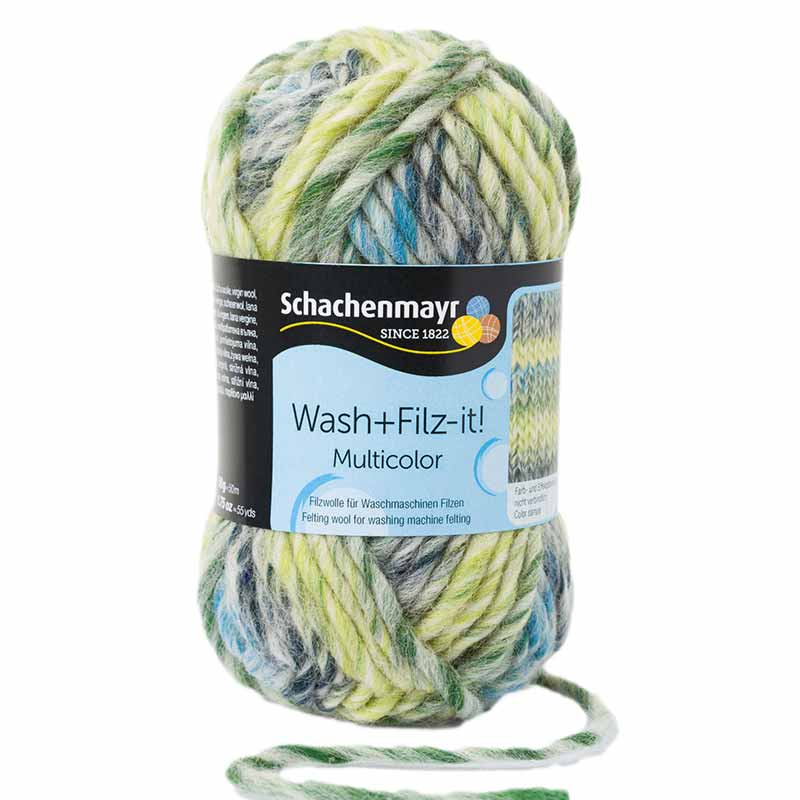 Schachenmayr Wash+Filz-it! Multicolor 253 pastell-gelb color