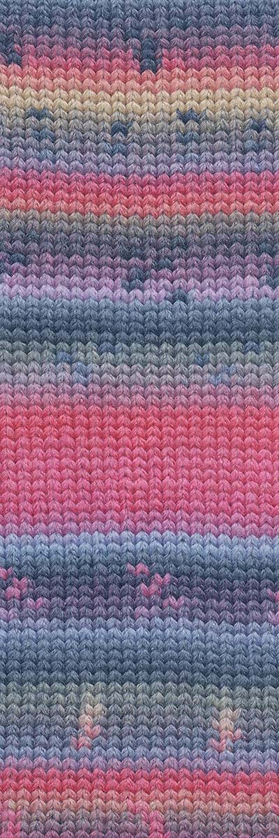 Lang Yarns Wooladdicts Mystery Farbe 14 pink-lilac-grey