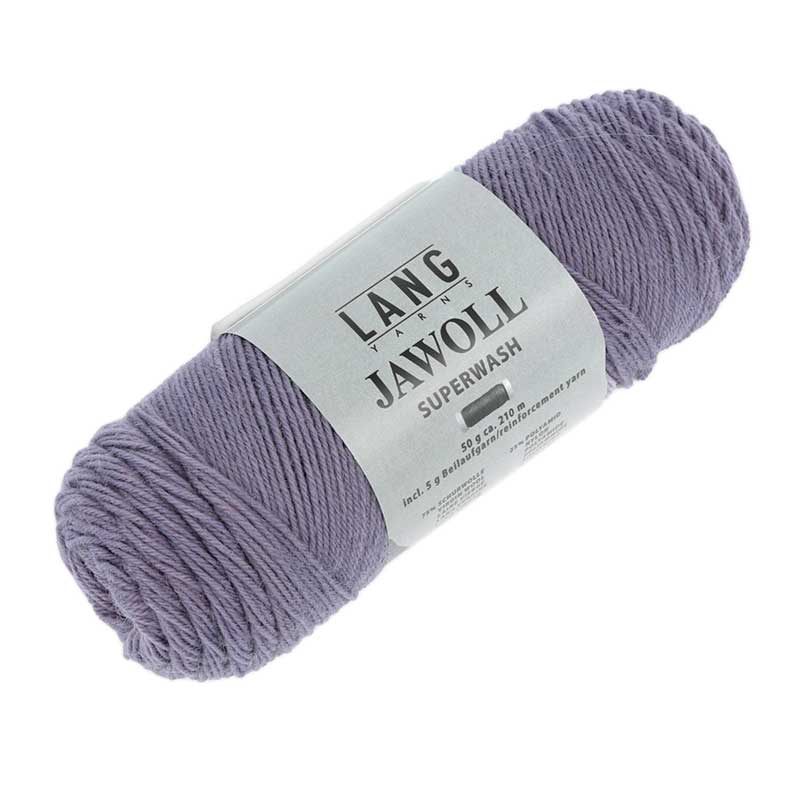Lang Yarns Jawoll Uni Farbe 0245 lila