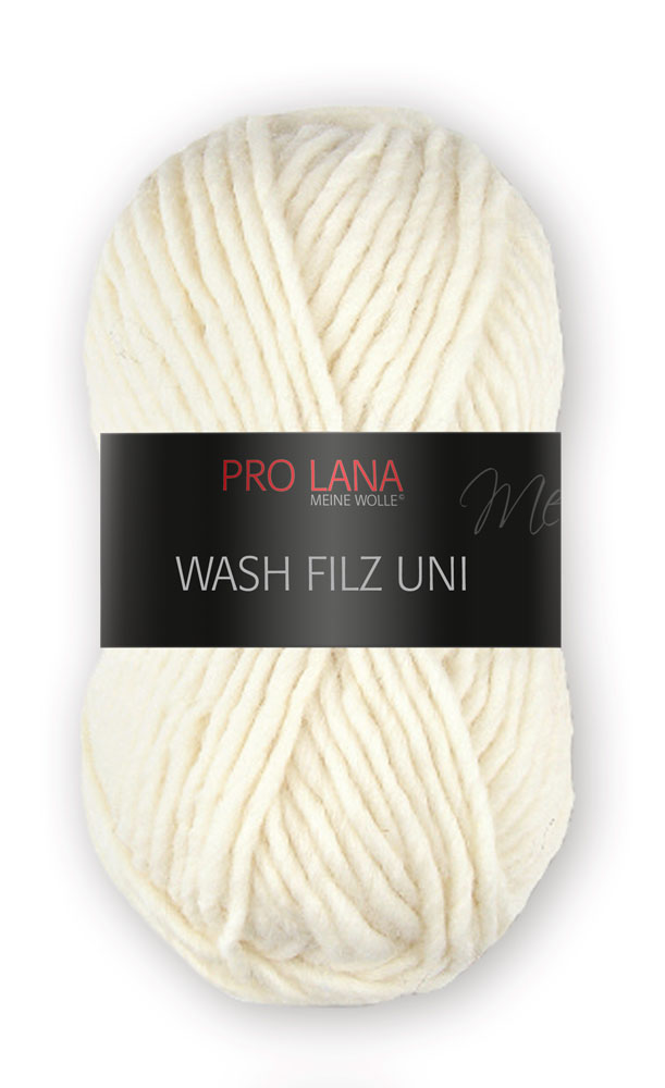 Filzwolle ProLana Wash Filz Uni 50g Fb.102
