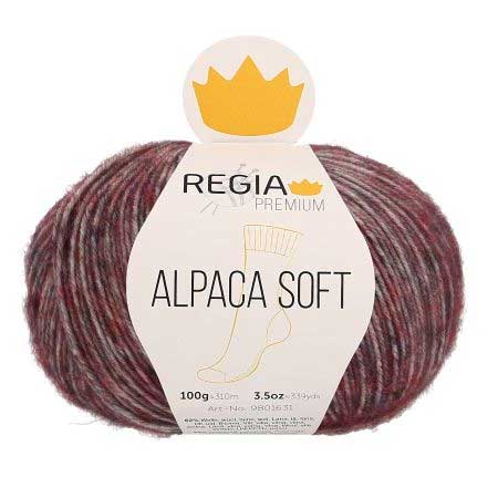 Regia Premium Alpaca Soft berry meliert (00084)