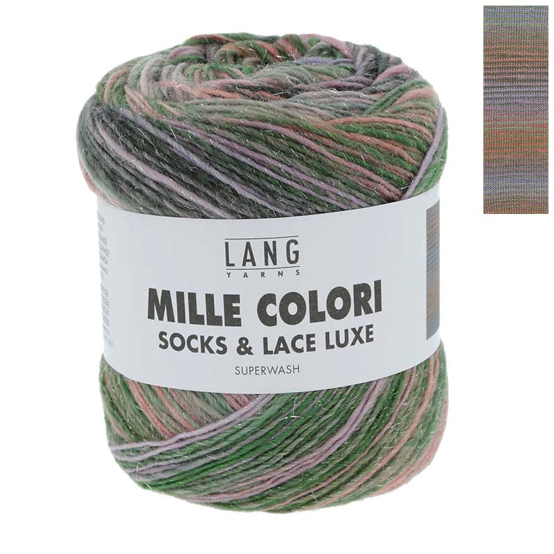 Lang Yarns Mille Colori Socks & Lace Luxe Farbe 203