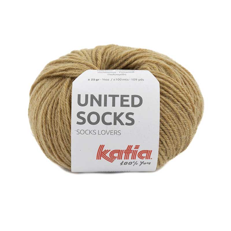 Katia United Socks Farbe 03 camel