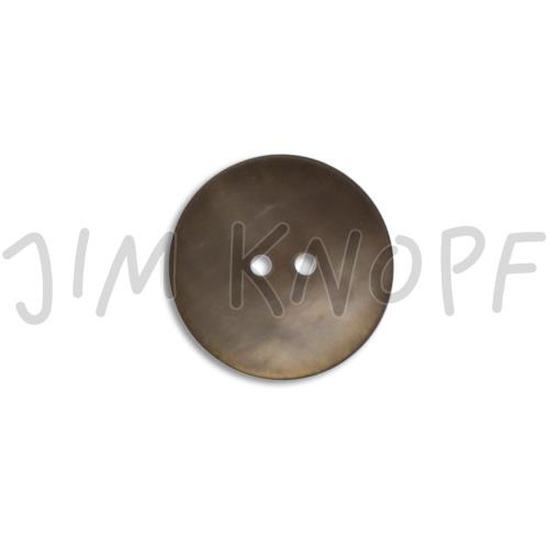 Jim Knopf Agoya Knopf 28mm Farbe grau-braun 15