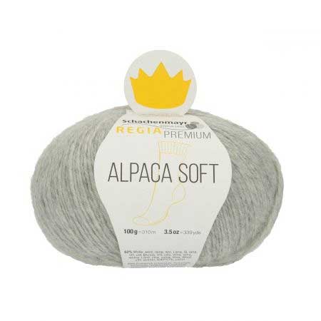 Regia Premium Alpaca Soft hellgrau meliert (00090)