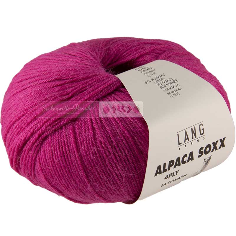 Lang Yarns Alpaca Soxx Fb 0085 pink