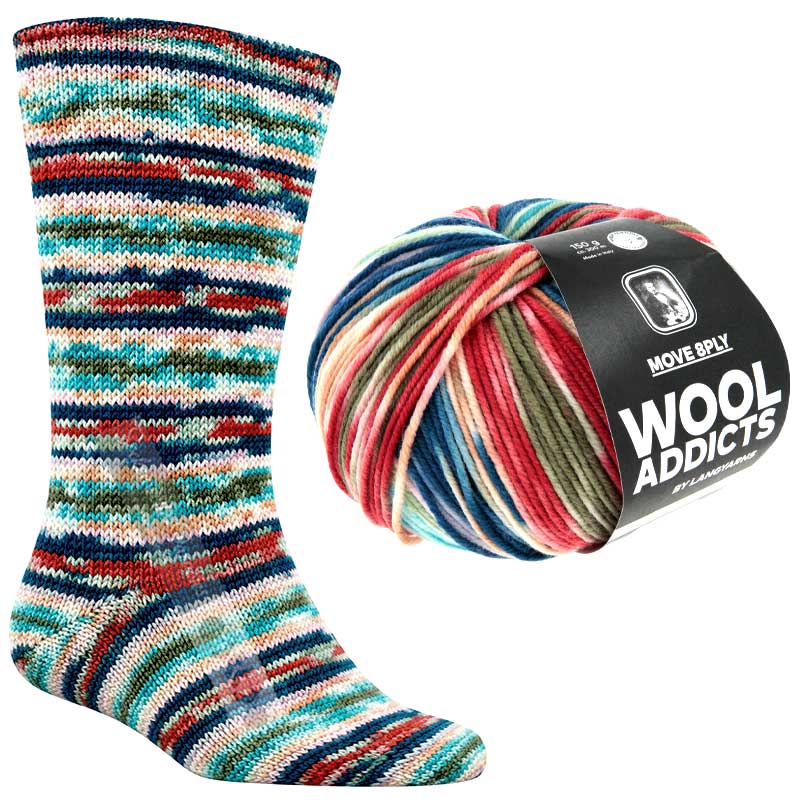 Lang Yarns Wooladdicts Move 8-fach Farbe 14