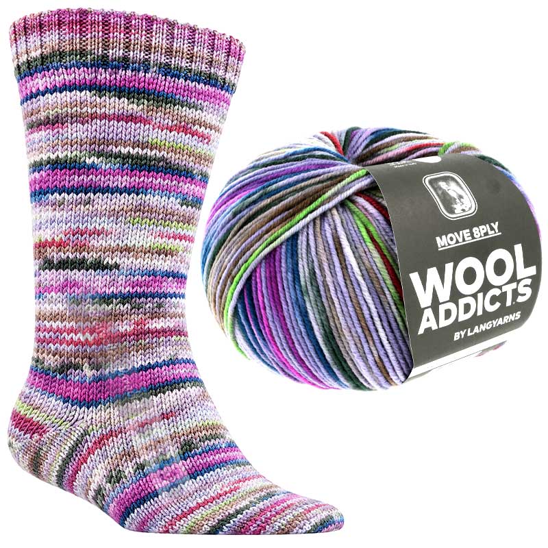 Lang Yarns Wooladdicts Move 8-fach Farbe 10