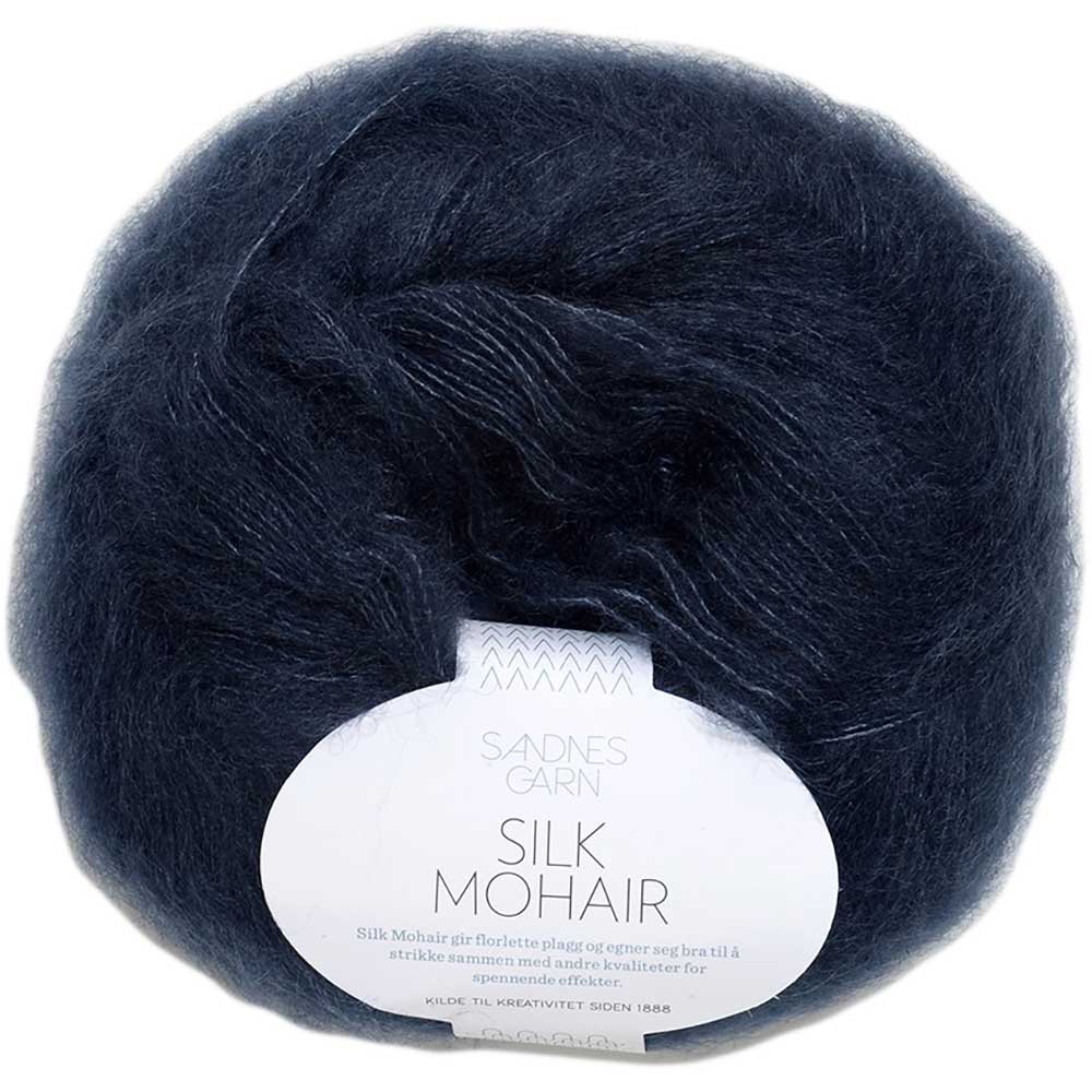 Sandnes Silk Mohair 6081 dunkel blau