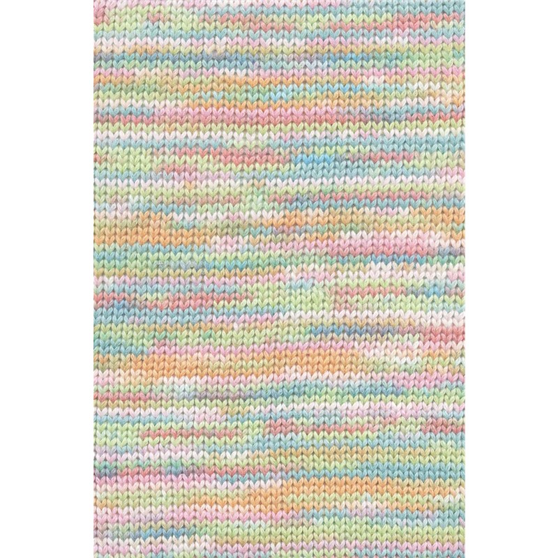 Lang Yarns Lisboa Farbe 3 hellgrün-rosa-orange-aqua