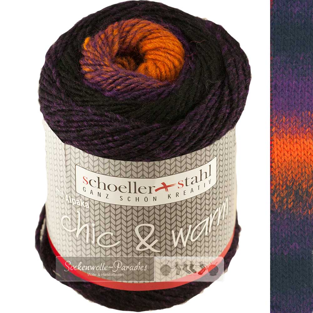 Schoeller chic & warm Farbe 02 violett