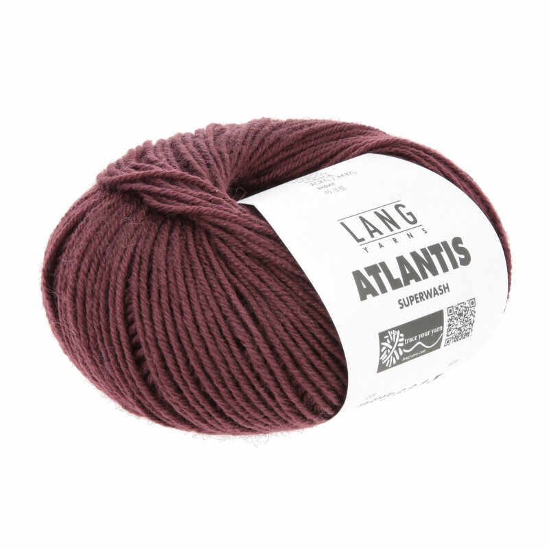 Lang Yarns Atlantis Farbe 161 dunkelrot