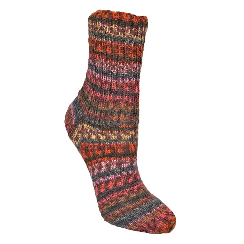 Rellana Flotte Socke Herbstzauber 4-fach Farbe 1262