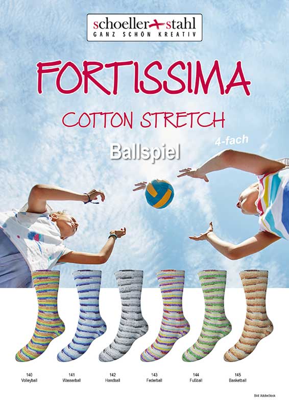 Schoeller+Stahl Fortissima Cotton Stretch Ballspiel Color Federball 143