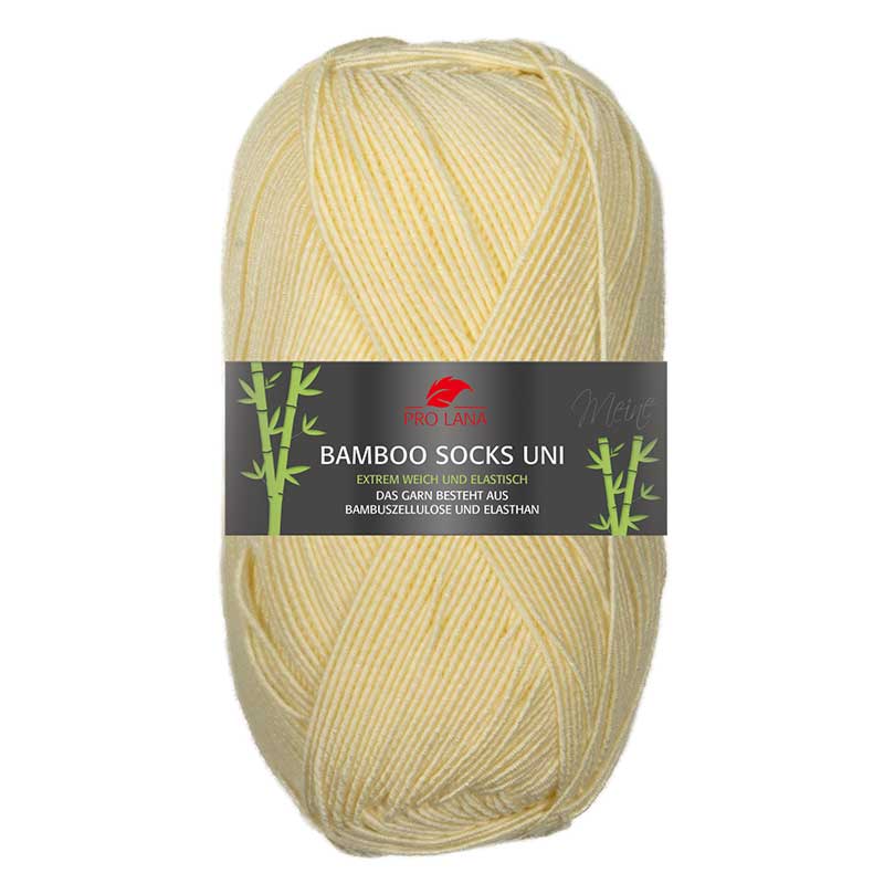 Pro Lana Bamboo Socks uni Farbe 21 vanille