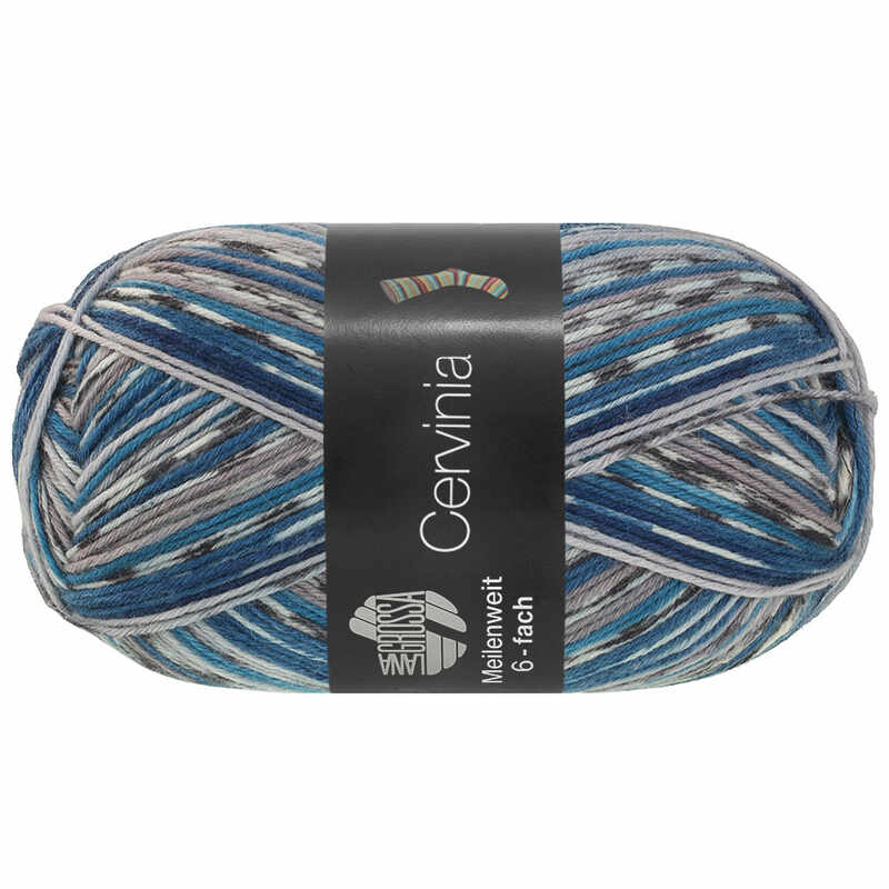 Lana Grossa Meilenweit 6-fach 150 Cervinia Farbe 9756