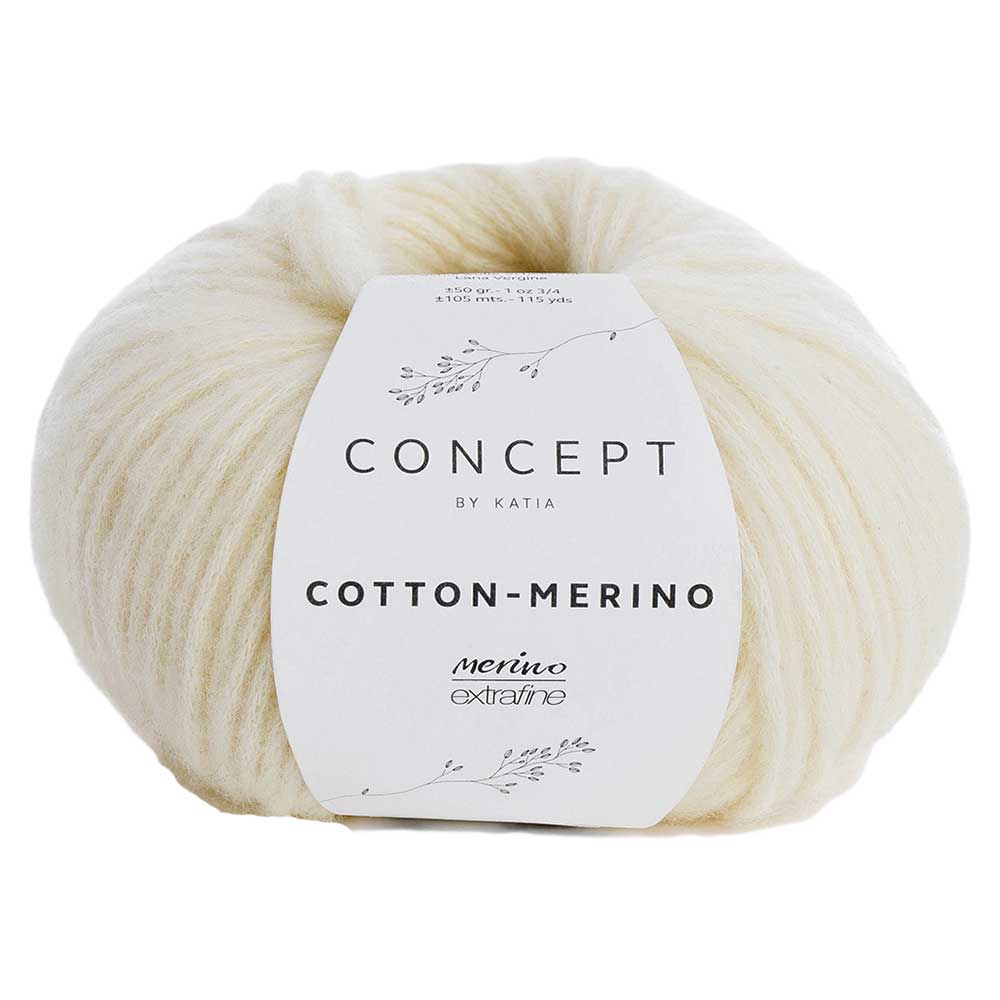 Katia Concept Cotton Merino Farbe 100 natur