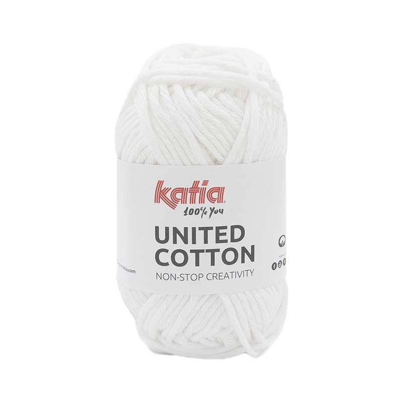Katia United Cotton Farbe 01 weiss