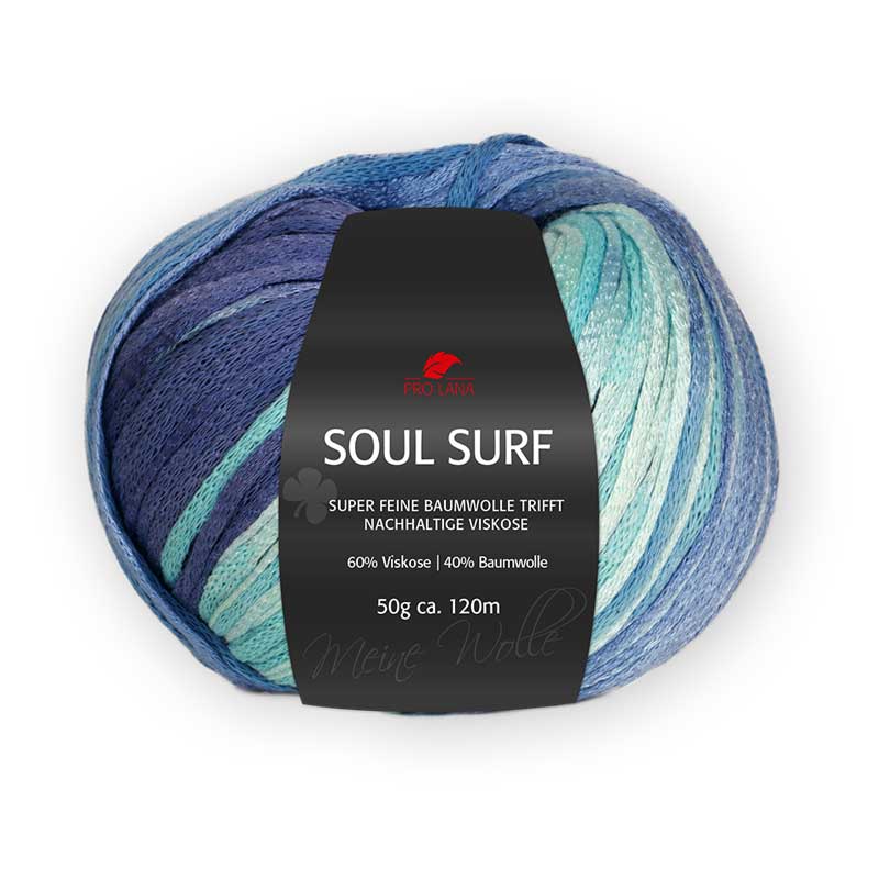 Pro Lana Soul Surf Fb. 84 jeans/türkis