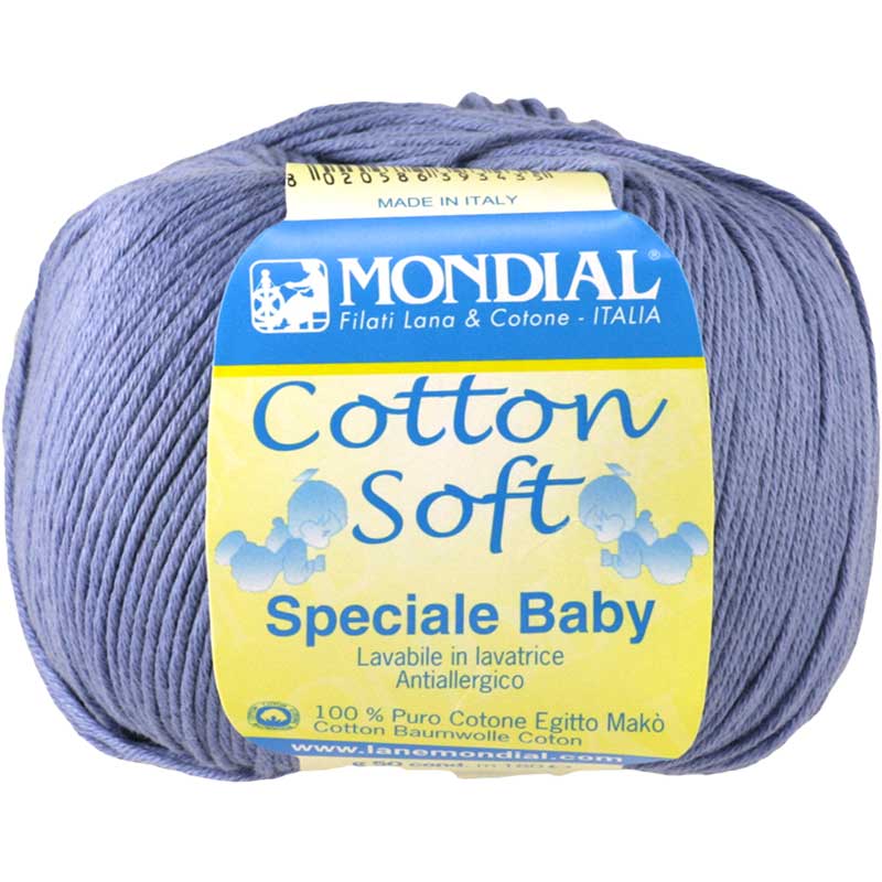 Mondial Cotton soft Speciale Baby Fb.132 blauviolett