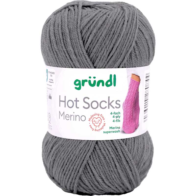 Gruendl Hot Socks Merino Farbe 12 stahlgrau