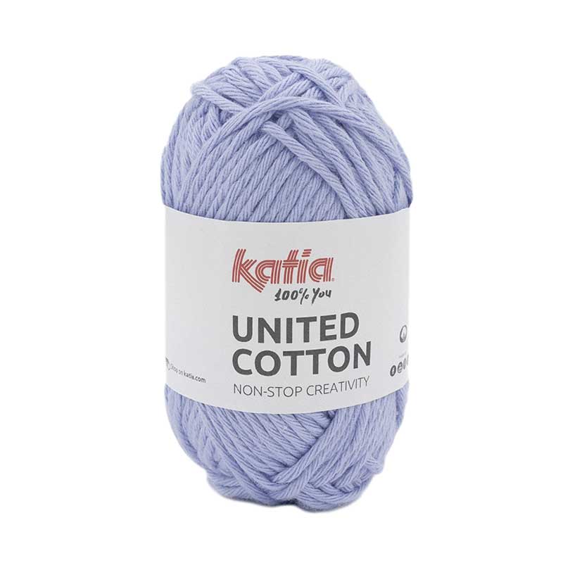 Katia United Cotton Farbe 23 violettblau