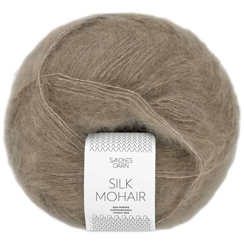 Sandnes Silk Mohair 3161 eichenrinde