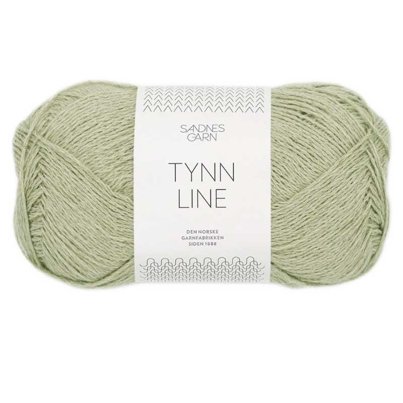 Sandnes Tynn Line Farbe 9541 grüner tee