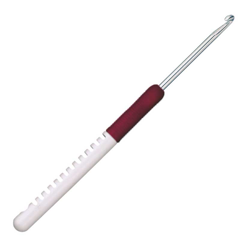 addi Wollhäkelnadel mit Griff 3,25mm glänzend