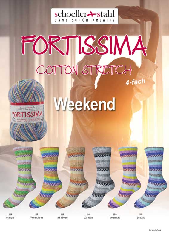 Schoeller+Stahl Fortissima Cotton Stretch Weekend morgentau color 150