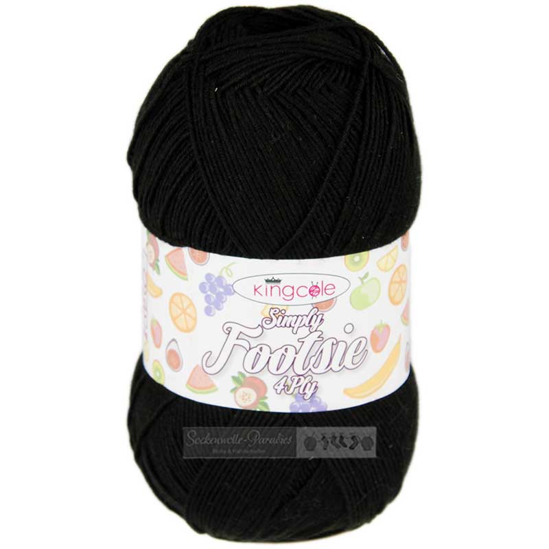 King Cole Simply Footsie 4Ply - 5225 blackcurrant