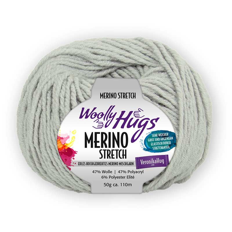 Woolly Hugs Merino Stretch hellgrau 191